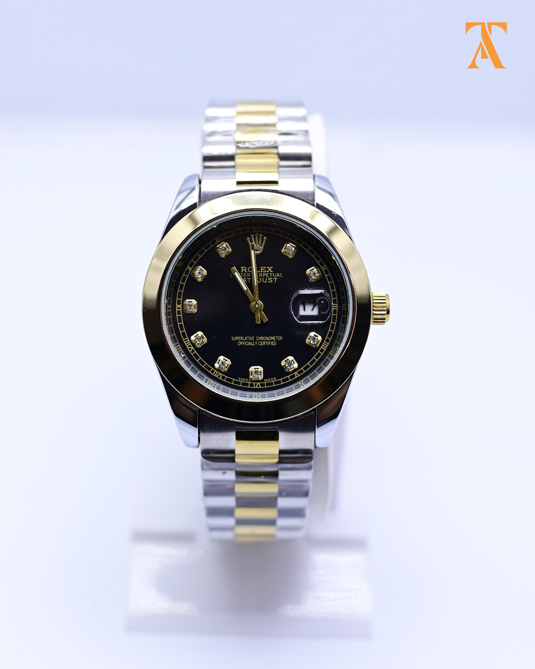 RLX Black & Gold Datejust – Two Tone