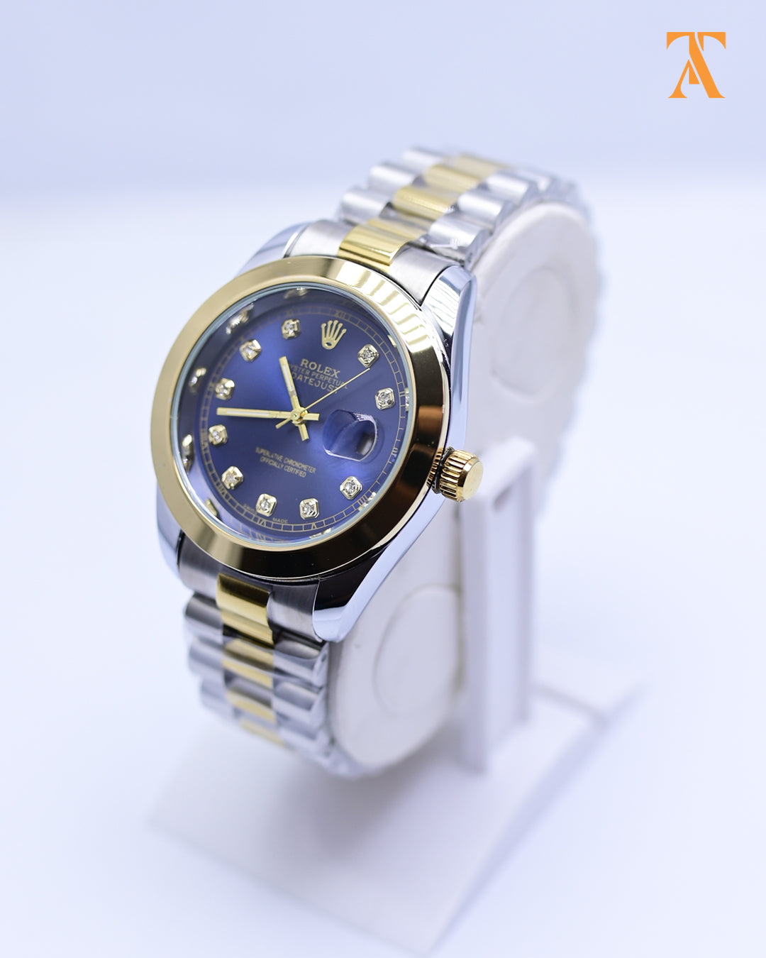 RLX Blue & Gold Datejust – Two Tone