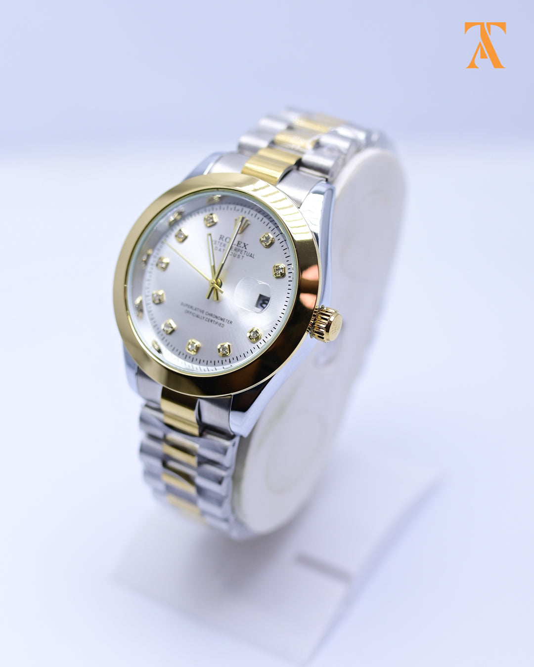 RLX White & Gold Datejust – Two Tone