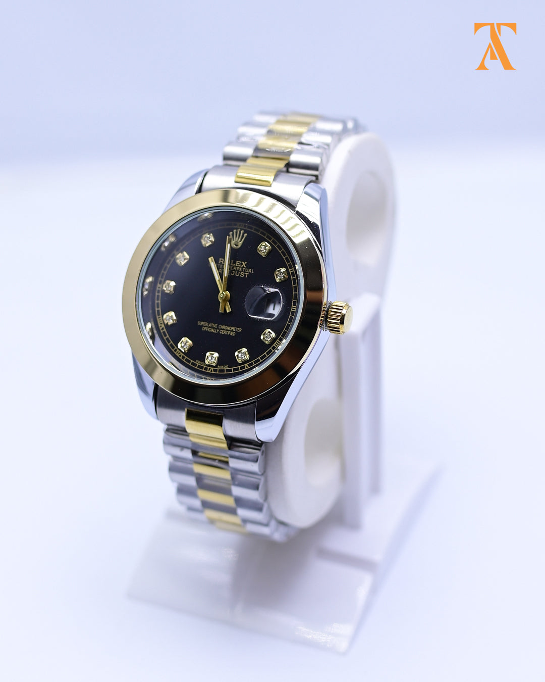 RLX Black & Gold Datejust – Two Tone