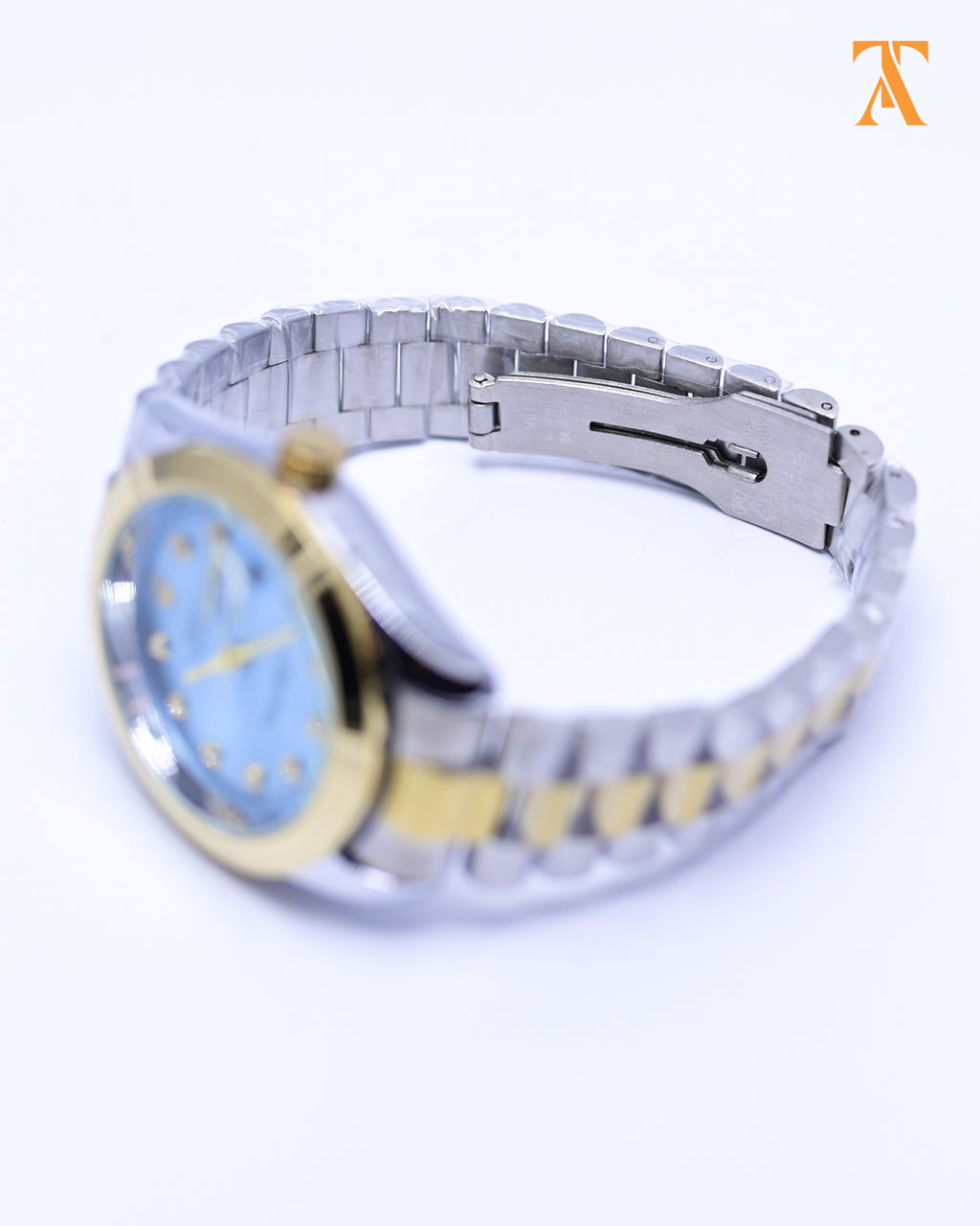 RLX Light Blue & Gold Datejust – Two Tone