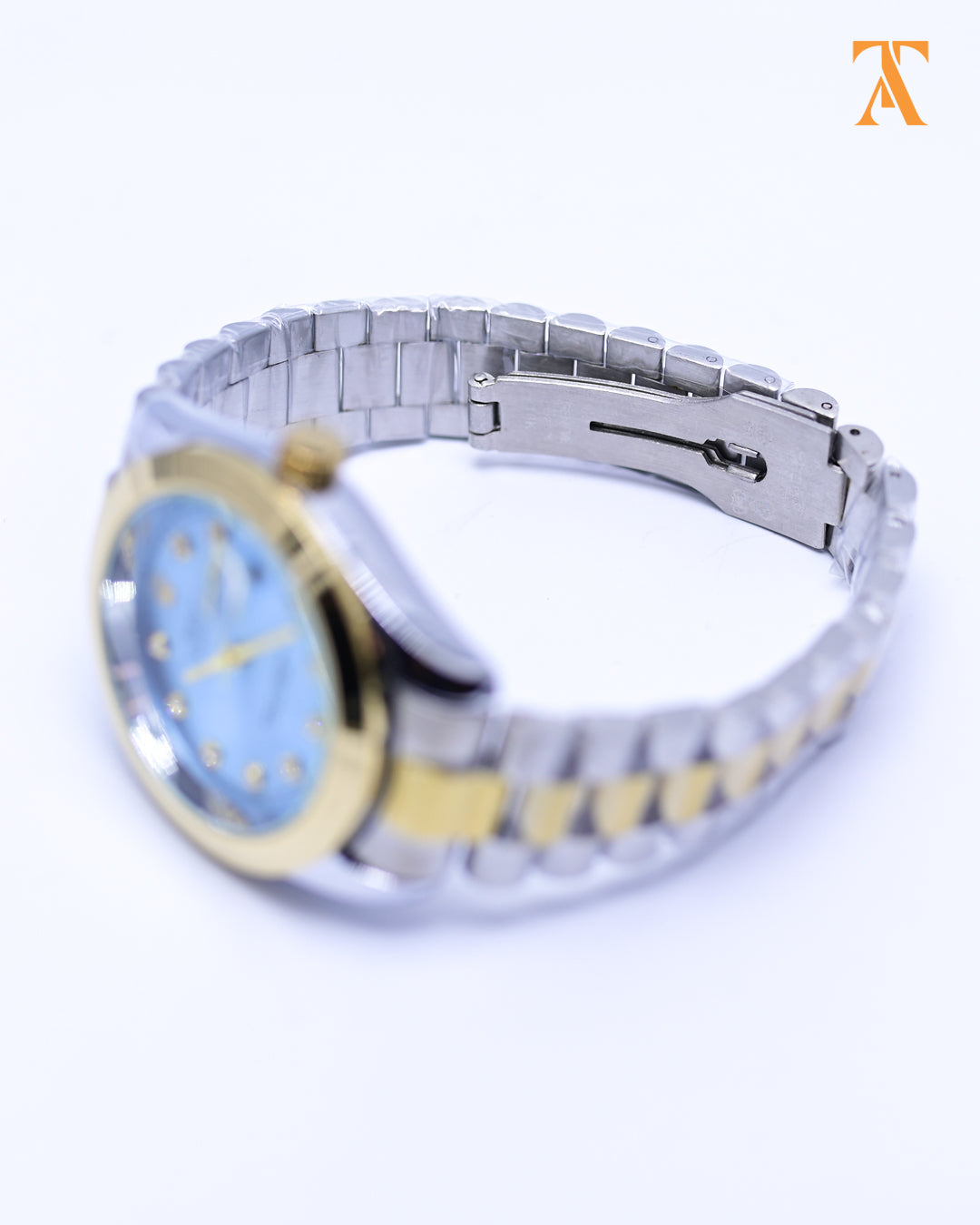 RLX Light Blue & Gold Datejust – Two Tone