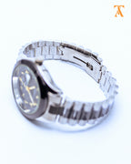 RLX Arabic Date Day Black & Silver – Two Tone Edition